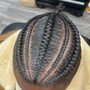 (1-6)Feed-in Braids w/o design