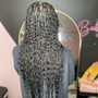 Boho/goddess Knotless box braids