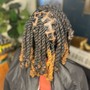 Short Marley 2 strand twist on Locs