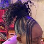 Two-Strand Twist w/ hair added