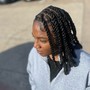 Knotless bohemian braids (large waist length)