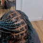 Straight Back feed in braids